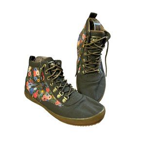 Keds x Rifle Paper Co Garden Party Floral Scout Weather Boots High Top Size 9.5